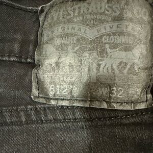 Levi’s 512 Men's Black Jeans 32/34